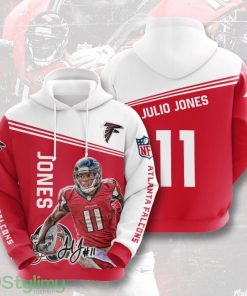 Atianta Faicons Julio Jones 11 3D All Over Printed Hoodie For Men And Women Product Photo 1