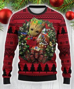 Atlanta Falcons Groot Hug Christmas Ugly Sweater Xmas Holidays Gift For Fans Product Photo 1