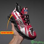 Atlanta Falcons Max Soul Shoes Custom Name Running Sneakers For Fans Gift - Atlanta Falcons- Personalized Max Soul Shoes_3