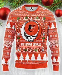 Baltimore Orioles Grateful Dead Ugly Christmas Sweater Men And Women Unisex Christmas Gift Product Photo 1