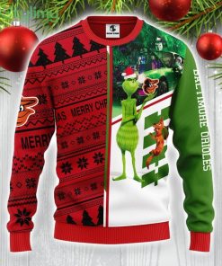 Baltimore Orioles Grinch & Scooby-doo Christmas Ugly Sweater Xmas Holidays Gift For Fans Product Photo 1