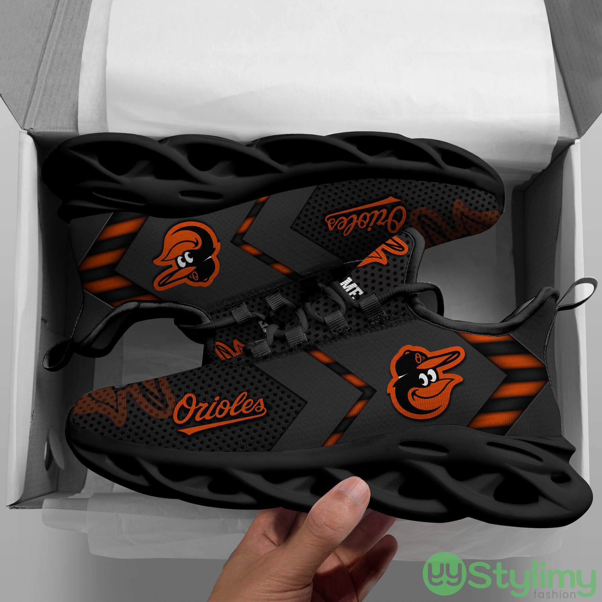 Baltimore Orioles MLB Max Soul Shoes Custom Name Running Sneakers For Fans Gift 2 Baltimore Orioles MLB Max Soul Shoes Custom Name Running Sneakers For Fans Gift - Baltimore Orioles-Personalized MLB Max Soul Shoes_2