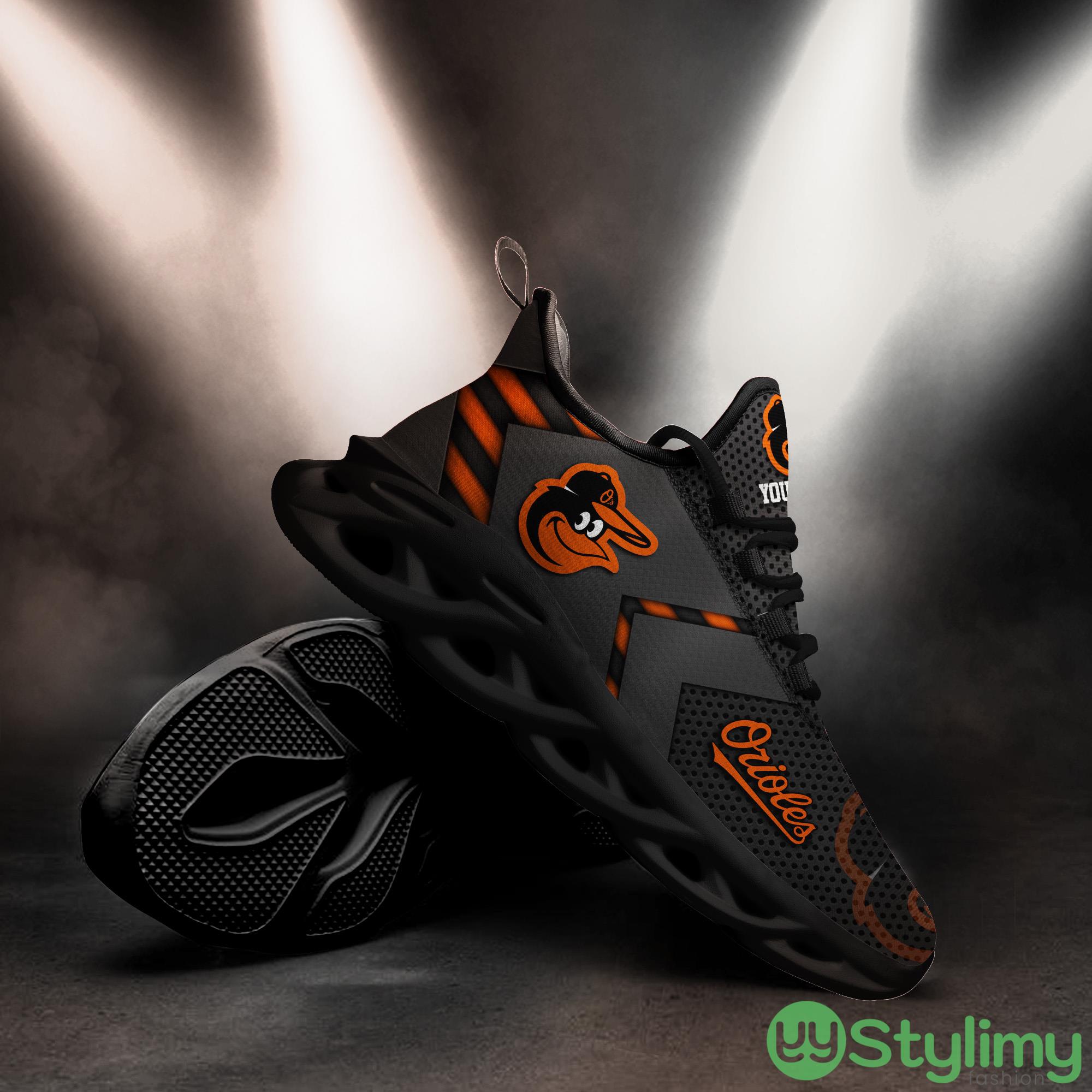 Baltimore Orioles MLB Max Soul Shoes Custom Name Running Sneakers For Fans Gift 3 Baltimore Orioles MLB Max Soul Shoes Custom Name Running Sneakers For Fans Gift - Baltimore Orioles-Personalized MLB Max Soul Shoes_3