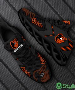 Baltimore Orioles MLB Max Soul Shoes Custom Name Running Sneakers For Fans Gift - Baltimore Orioles-Personalized MLB Max Soul Shoes_1