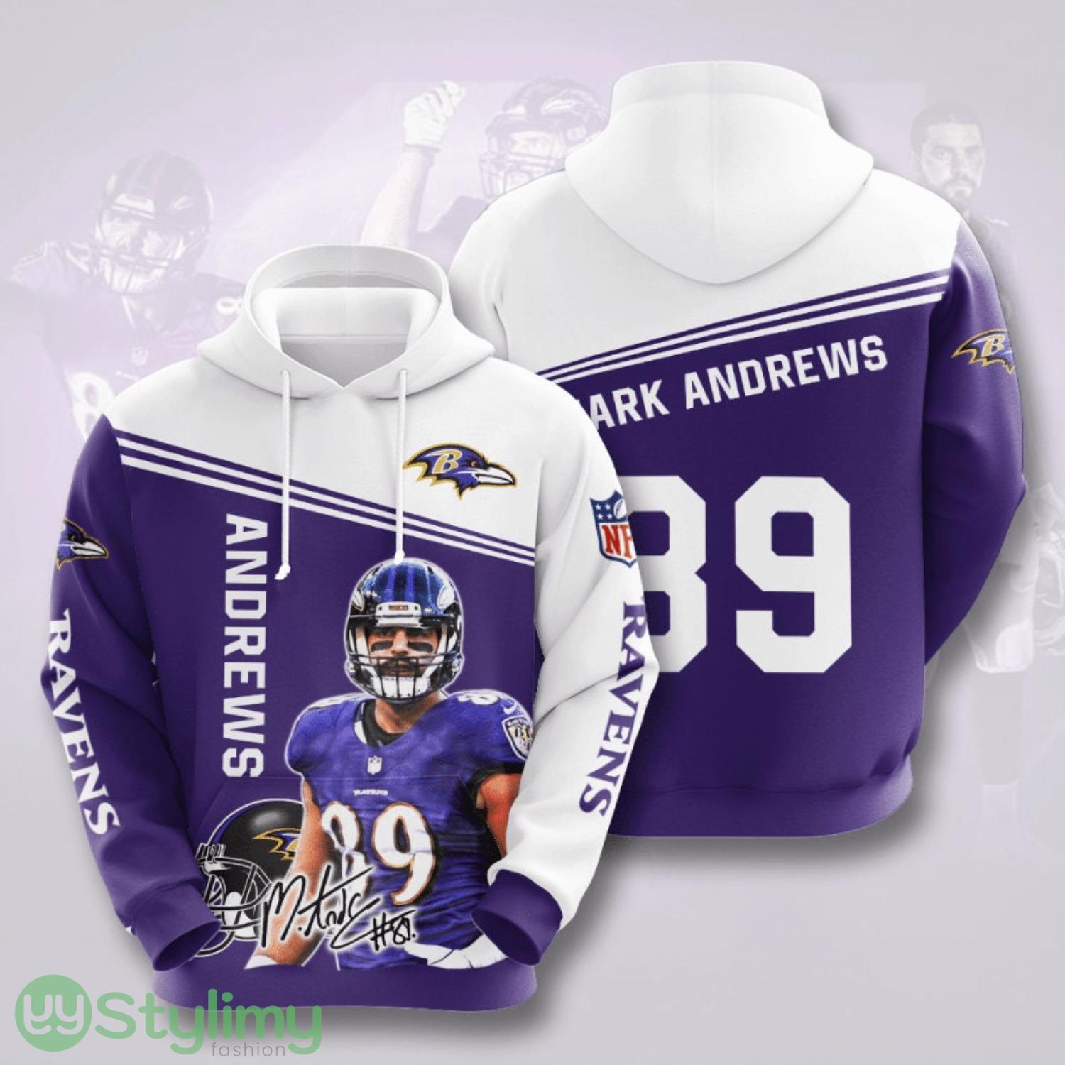 Baltimore Ravens Mark Andrews 89 3D All Over Printed Hoodie For Men And Women 6 Baltimore Ravens Mark Andrews 89 3D All Over Printed Hoodie For Men And Women Product Photo 1