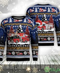 Batavia (Town), Genesee County, New York, Batavia Town Fire Department Aop Ugly Sweater Family Gift Product Photo 1