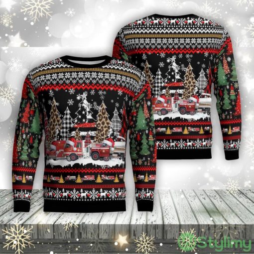 Beech Mountain, North Carolina, Beech Mountain Volunteer Fire Department Christmas Ugly Sweater 3d Xmas Gifty Gift