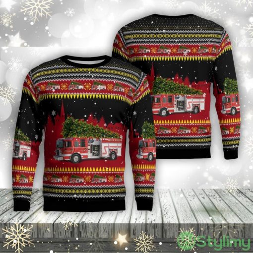 Bella Vista, Arkansas, Bella Vista Fire Department Aop Ugly Sweater Family Gift Product Photo 1