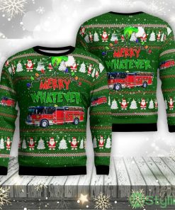 Big Lake, Minnesota, Big Lake Fire Department Christmas Aop Ugly Sweater Family Gift Product Photo 1