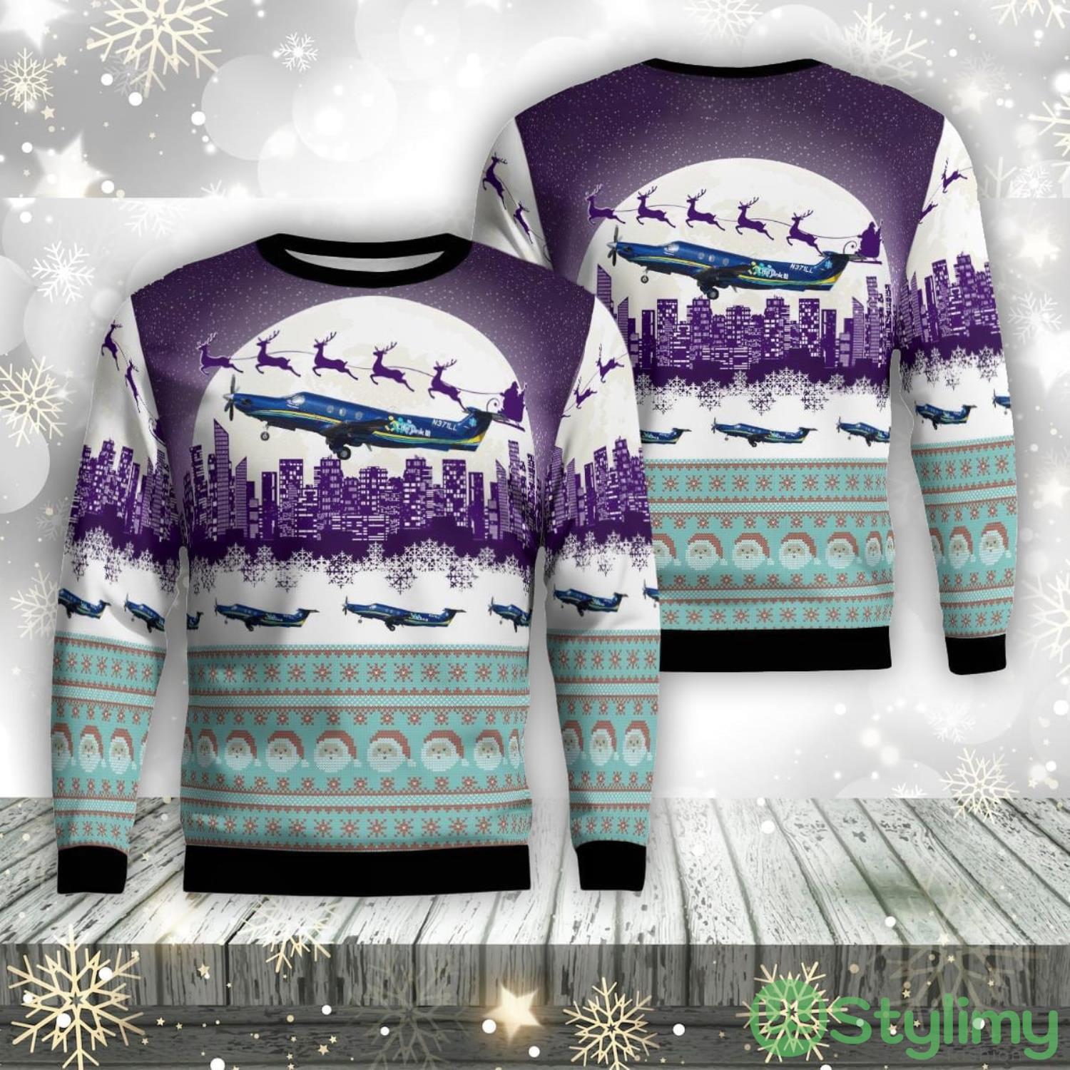 Bloomington, Minnesota, Life Link Iii Pilatus Pc-1247e Aop Ugly Sweater Family Gift 3 Bloomington, Minnesota, Life Link Iii Pilatus Pc-1247e Aop Ugly Sweater Family Gift Product Photo 1