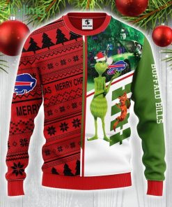 Buffalo Bills Grinch & Scooby-Doo 3D Ugly Christmas Sweater Special Gift For Fans Christmas Party Gift Product Photo 1