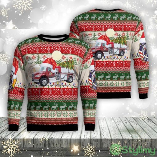 Carlsbad, New Mexico, Eddy County Fire & Rescue Aop Ugly Sweater Family Gift