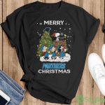 Carolina Panthers Snoopy Family Christmas Shirt - G500 Gildan T-Shirt