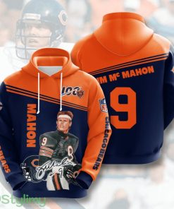 Chlcago Bear Jim Mcmahon 9 3D All Over Printed Hoodie For Men And Women Product Photo 1