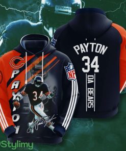 Chlcago Bear Payton 3D All Over Printed Hoodie For Men And Women Product Photo 1
