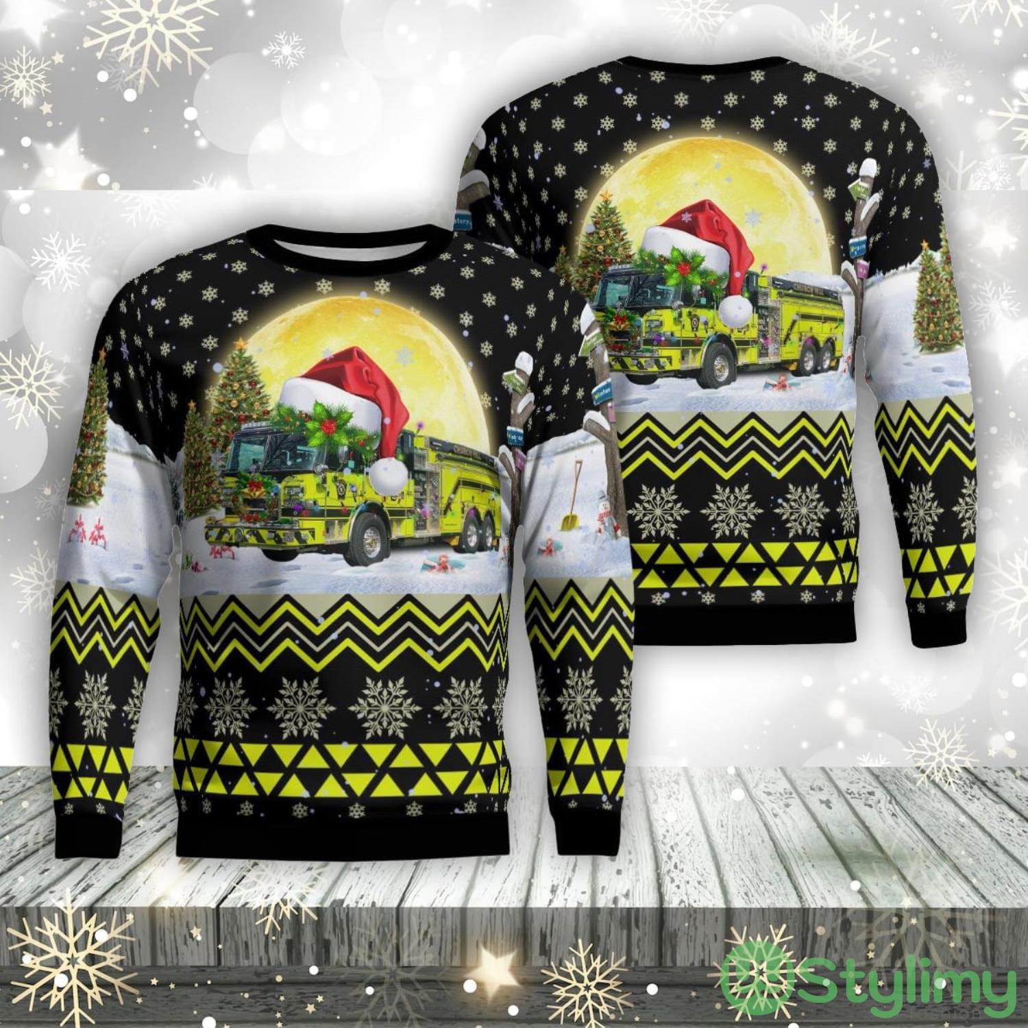 Church Hill Volunteer Fire Company, Queen Anne's County, Maryland Christmas Aop Ugly Sweater Family Gift 3 church hill volunteer fire company queen annes county maryland christmas aop ugly sweater family gift