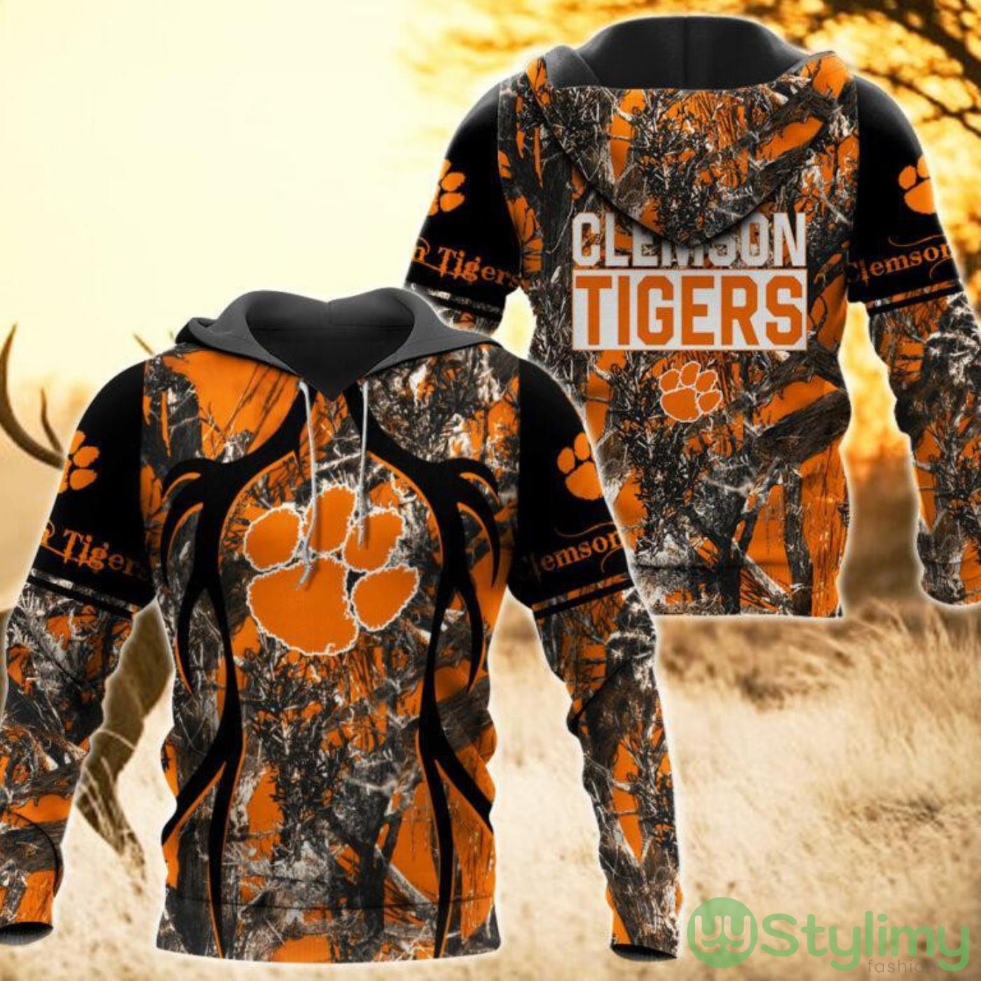 Clemson Tigers All Over Printed 3D Hoodie Sweatshirt Zipper Hoodie Camo Hunting Perfect Gift 2 Clemson Tigers All Over Printed 3D Hoodie Sweatshirt Zipper Hoodie Camo Hunting Perfect Gift Product Photo 2