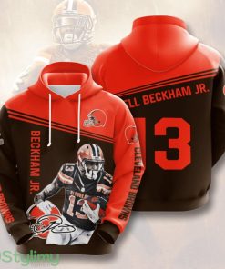 Cleveiand Brown Odell Beckham Jr. 13 3D All Over Printed Hoodie For Men And Women Product Photo 1