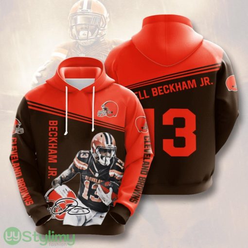 Cleveiand Brown Odell Beckham Jr. 13 3D All Over Printed Hoodie For Men And Women Product Photo 1