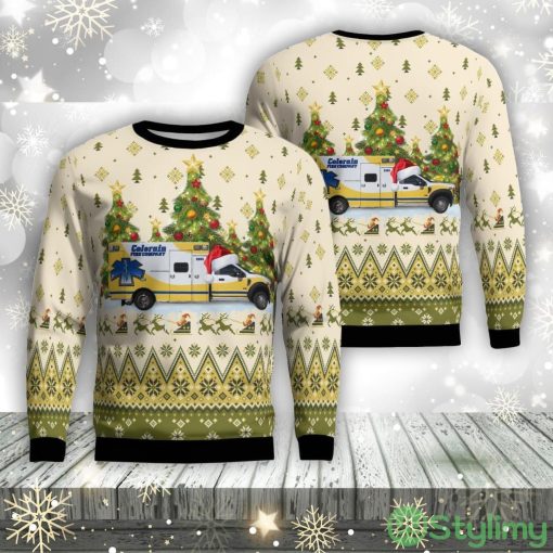 Colerain Volunteer Fire Company, Colerain, Ohio Christmas Aop Ugly Sweater Family Gift Product Photo 1
