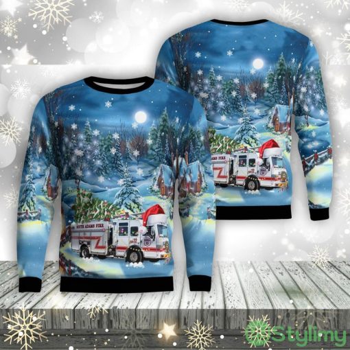 Colorado South Adams County Fire Department Christmas Ugly Sweater 3d Xmas Gifty Gift
