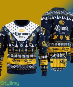 Corona Extra Beer Knitted Xmas Sweater Gift Men And Women - Corona Extra Beer Knitted Sweater Photo 1