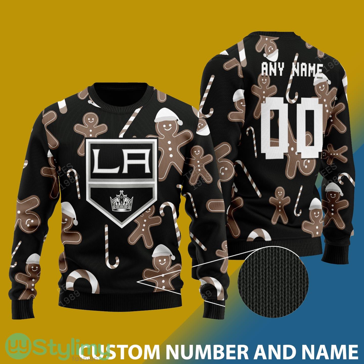 Custom Number And Name Los Angeles Kings Christmas Santa Bear Ugly Christmas Sweater 3 Custom Number And Name Los Angeles Kings Christmas Santa Bear Ugly Christmas Sweater - Los Angeles Kings - CUSTOMIZE YOUR NAME & NUMBER