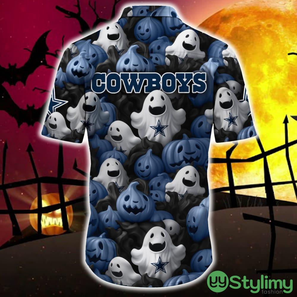 Dallas Cowboys Halloween Pumpkin Skull 3D Hawaiian Shirt For Fans Gift Christmas 3 Dallas Cowboys Halloween Pumpkin Skull 3D Hawaiian Shirt For Fans Gift Christmas - Dallas Cowboys Halloween Aloha Shirt Trending For This Season_4