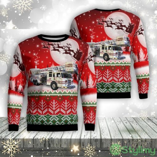 Dallas Fire & Ems, Dallas, Oregon Christmas Aop Ugly Sweater Family Gift