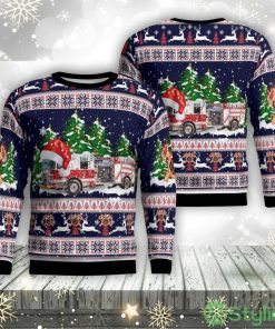 Del Rio, Texas, Del Rio Fire Department Aop Ugly Sweater Family Gift Product Photo 1