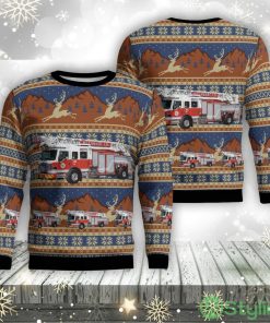 Delaware, Ohio, Delaware Fire Department Aop Ugly Sweater Family Gift Product Photo 1