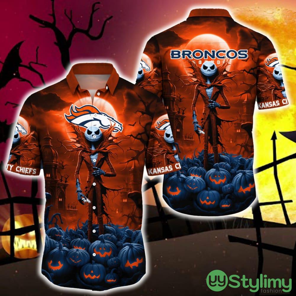 Denver Broncos Halloween Jack Skellington 3D Hawaiian Shirt For Fans Gift Christmas Men And Women 4 Denver Broncos Halloween Jack Skellington 3D Hawaiian Shirt For Fans Gift Christmas Men And Women - Denver Broncos Halloween Jack Hawaii Shirt Trending For This Season_1