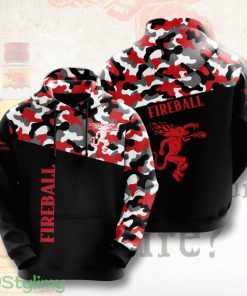 Fireball 3D All Over Printed Hoodie For Men And Women Camo Pattern Product Photo 1