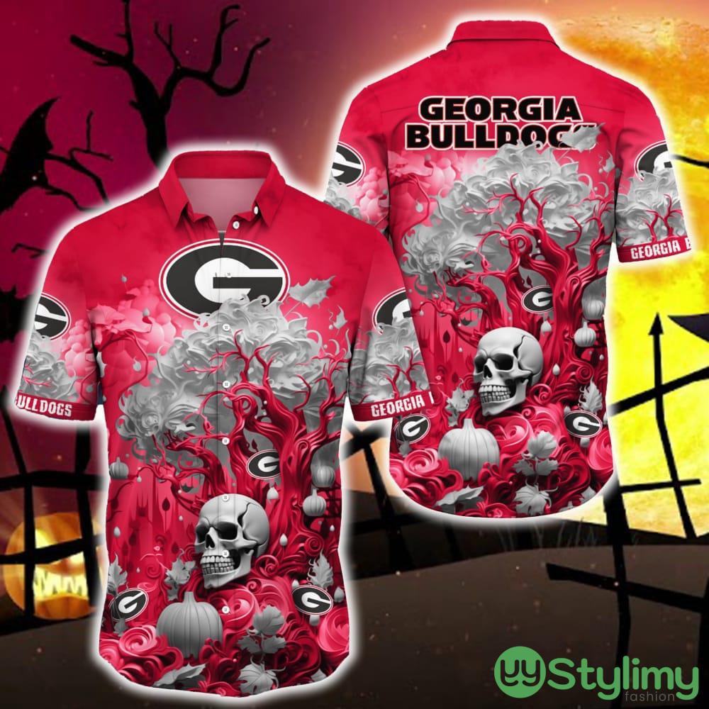 Georgia Bulldogs Halloween Trending Skull 3D Hawaiian Shirt For Fans Gift Christmas Men And Women 4 Georgia Bulldogs Halloween Trending Skull 3D Hawaiian Shirt For Fans Gift Christmas Men And Women - Georgia Bulldogs Halloween Skull Trending Hawaii Shirt New Arrivals_1