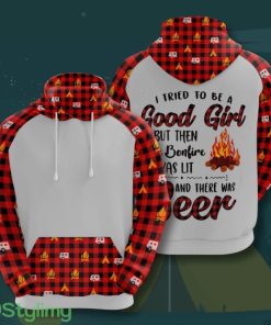 Girl Camping 3D All Over Printed Hoodie For Men And Women Product Photo 1