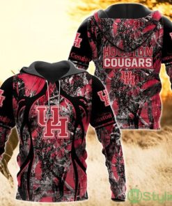 Houston Cougars All Over Printed 3D Hoodie Sweatshirt Zipper Hoodie Camo Hunting Perfect Gift Product Photo 1