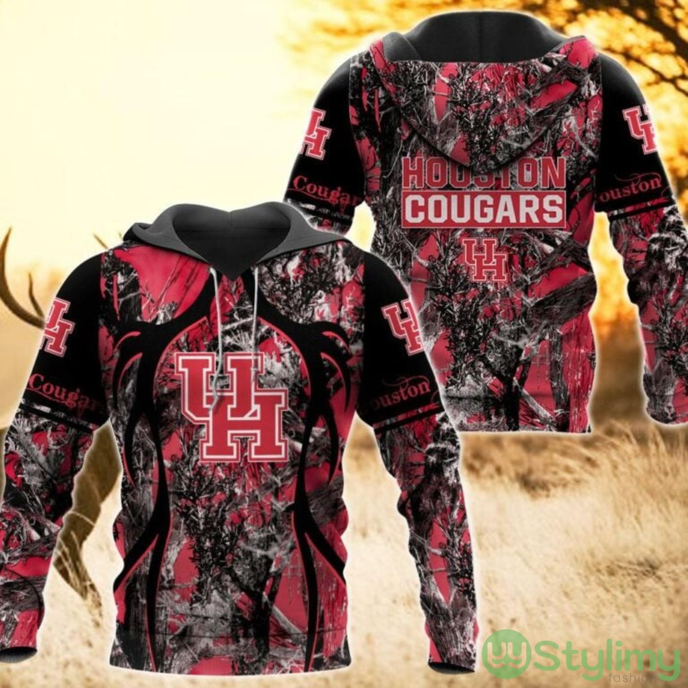 Houston Cougars All Over Printed 3D Hoodie Sweatshirt Zipper Hoodie Camo Hunting Perfect Gift 9 Houston Cougars All Over Printed 3D Hoodie Sweatshirt Zipper Hoodie Camo Hunting Perfect Gift Product Photo 1