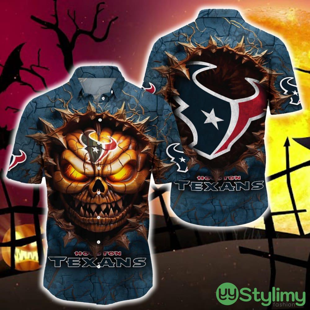 Houston Texans Halloween Angry Skull 3D Hawaiian Shirt For Fans Gift Christmas Men And Women 4 Houston Texans Halloween Angry Skull 3D Hawaiian Shirt For Fans Gift Christmas Men And Women - Houston Texans Halloween Super Trending Shirt For This Season_1