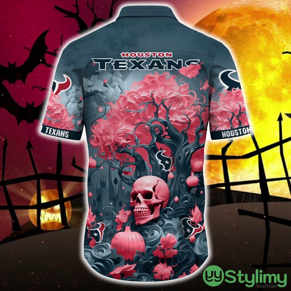 Houston Texans Halloween Trending Skull 3D Hawaiian Shirt For Fans Gift Christmas Men And Women 3 Houston Texans Halloween Trending Skull 3D Hawaiian Shirt For Fans Gift Christmas Men And Women - Houston Texans Halloween Skull Trending Hawaii Shirt New Arrivals_4