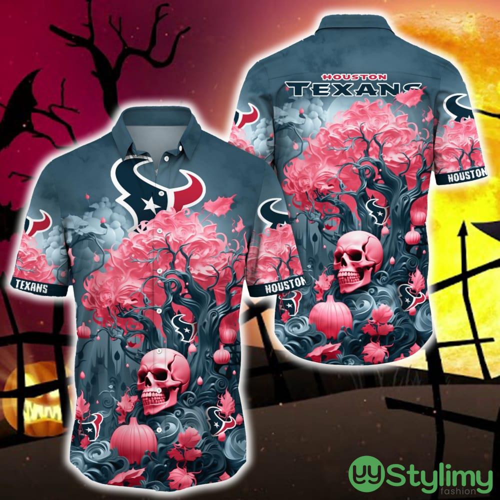 Houston Texans Halloween Trending Skull 3D Hawaiian Shirt For Fans Gift Christmas Men And Women 4 Houston Texans Halloween Trending Skull 3D Hawaiian Shirt For Fans Gift Christmas Men And Women - Houston Texans Halloween Skull Trending Hawaii Shirt New Arrivals_1