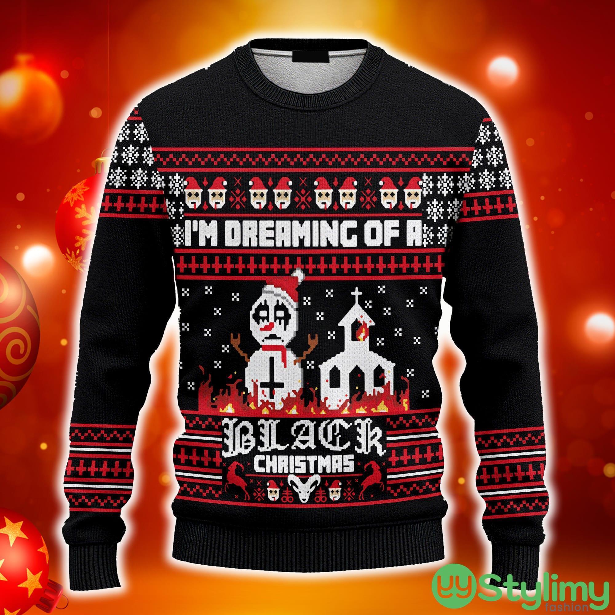 Im Dreaming Of A Black Christmas Ugly 3D Sweater AOP Best Gift For Christmas 5 Im Dreaming Of A Black Christmas Ugly 3D Sweater AOP Best Gift For Christmas - 3D Im Dreaming Of A Black Christmas Ugly Sweater - Best Gift For Christmas_1