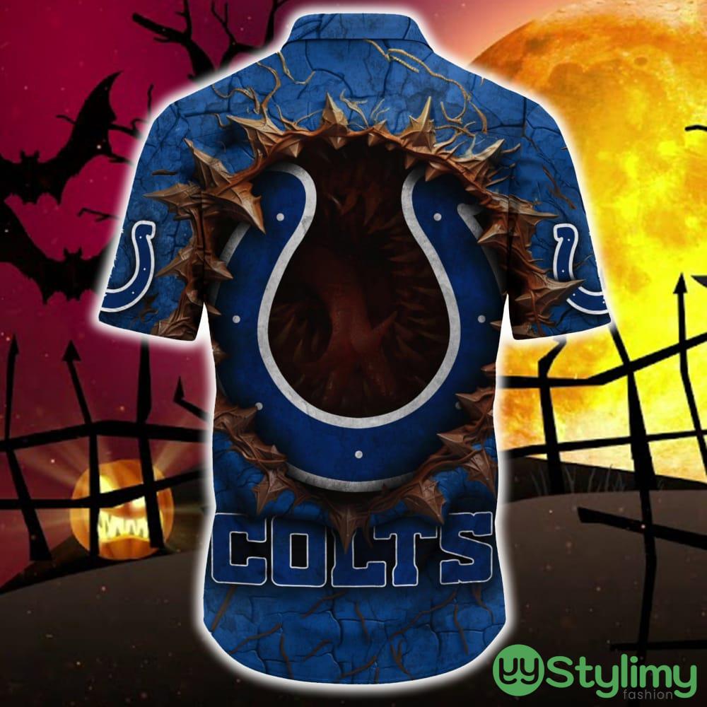 Indianapolis Colts Halloween Angry Skull 3D Hawaiian Shirt For Fans Gift Christmas Men And Women 3 Indianapolis Colts Halloween Angry Skull 3D Hawaiian Shirt For Fans Gift Christmas Men And Women - Indianapolis Colts Halloween Super Trending Shirt For This Season_4
