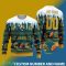 Jacksonville Jaguars Graphics NFL Snowflakes Reindeer 3D Sweater Custom Number And Name - Jacksonville Jaguars v2 NFL Knitted Sweater Photo 2