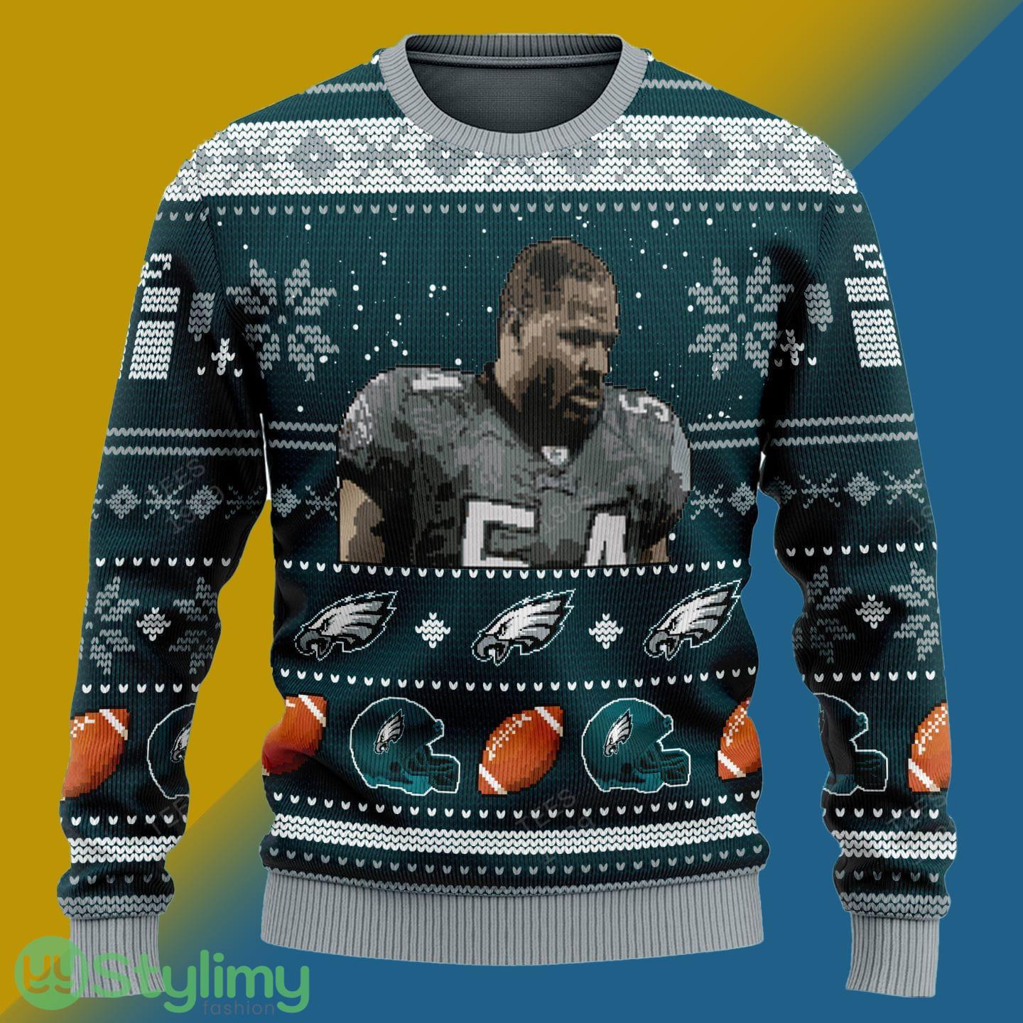 Jeremiah Trotter philadelphia eagles NFL Knitted Xmas Sweater Gift Men And Women 2 Jeremiah Trotter philadelphia eagles NFL Knitted Xmas Sweater Gift Men And Women - Jeremiah Trotter philadelphia eagles NFL Knitted Sweater Photo 2