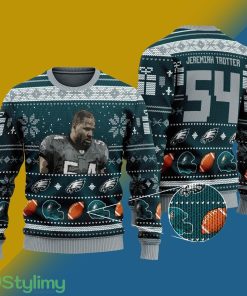 Jeremiah Trotter philadelphia eagles NFL Knitted Xmas Sweater Gift Men And Women - Jeremiah Trotter philadelphia eagles NFL Knitted Sweater Photo 1