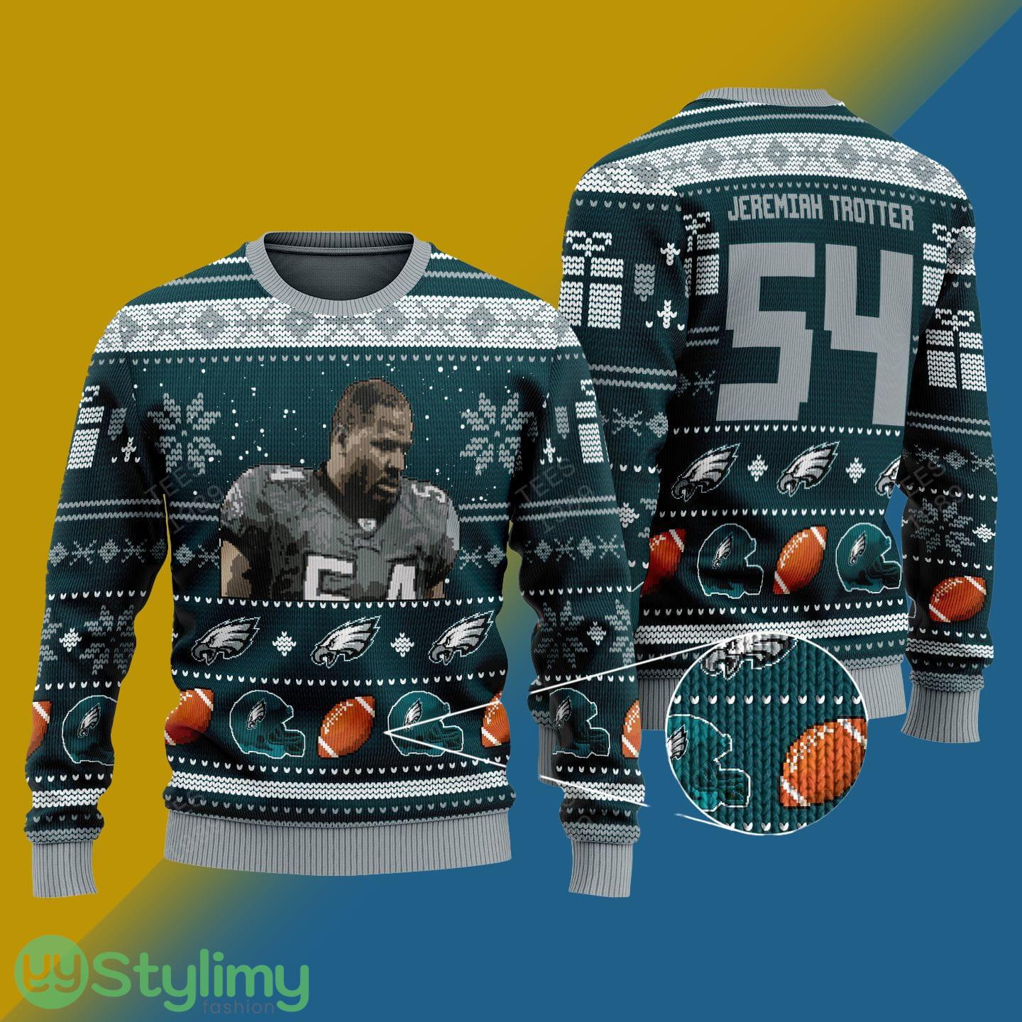 Jeremiah Trotter philadelphia eagles NFL Knitted Xmas Sweater Gift Men And Women 4 Jeremiah Trotter philadelphia eagles NFL Knitted Xmas Sweater Gift Men And Women - Jeremiah Trotter philadelphia eagles NFL Knitted Sweater Photo 1