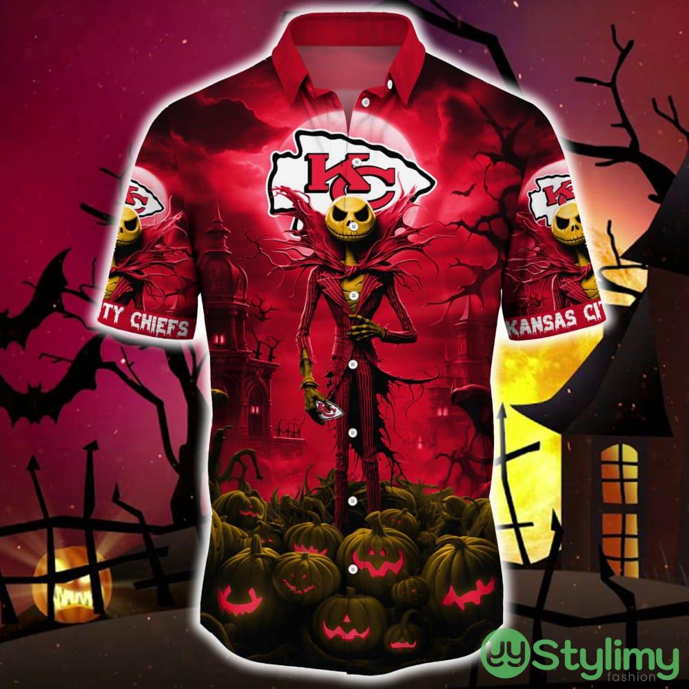 Kansas City Chiefs Halloween Jack Skellington 3D Hawaiian Shirt For Fans Gift Christmas Men And Women 2 Kansas City Chiefs Halloween Jack Skellington 3D Hawaiian Shirt For Fans Gift Christmas Men And Women - Kansas City Chiefs Halloween Jack Hawaii Shirt Trending For This Season_3