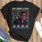 Life Finds A Way Ugly Christmas Sweatshirt, Ian Malcolm Chrismtas Shirt - G500 Gildan T-Shirt