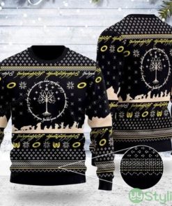 LOTR Ugly Knitted Christmas Sweater, Xmas Sweater, Christmas Gift Product Photo 1