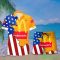 mcdonalds usa flag aloha summer beach hawaiian combo shirt and short gift hawaiian for mens 1